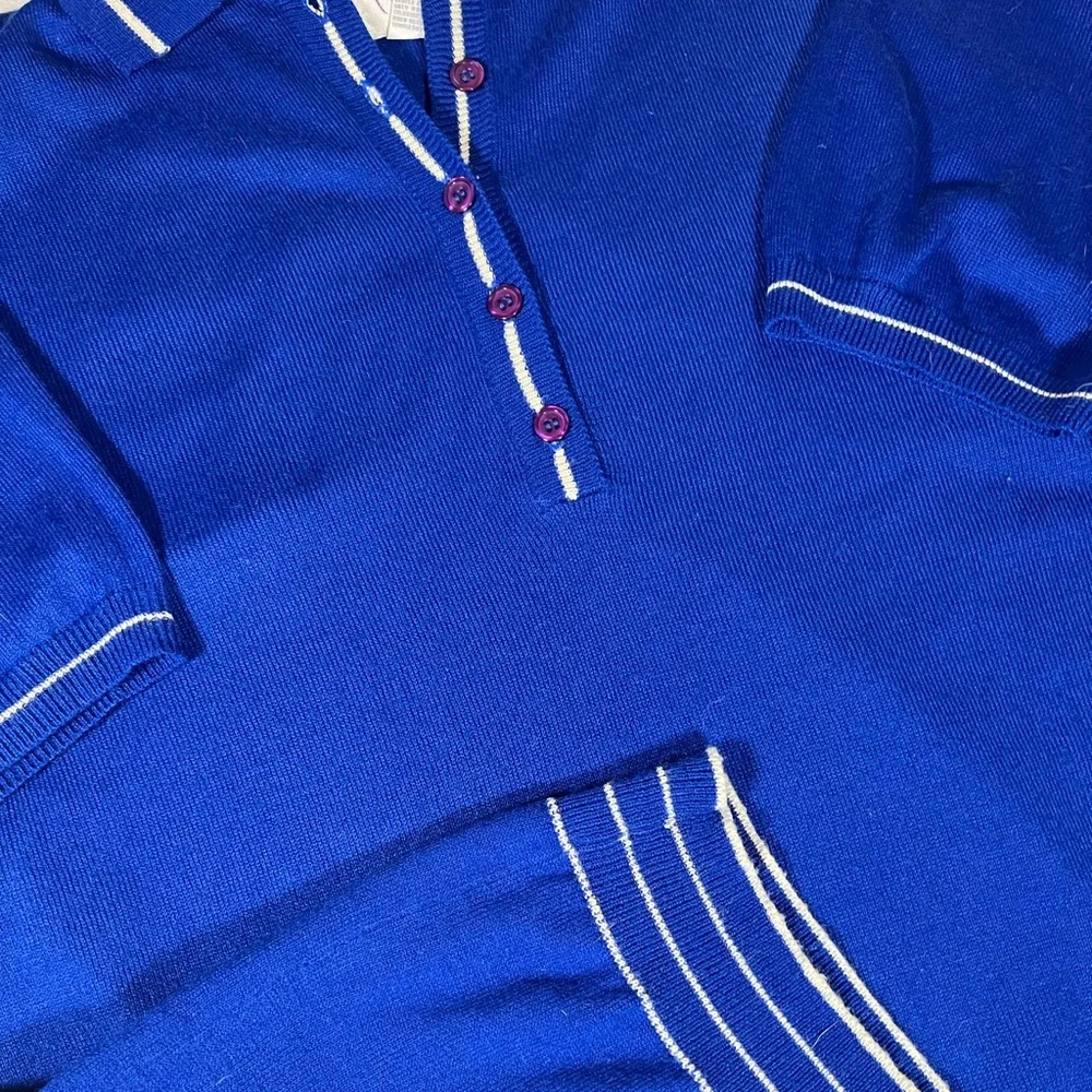 VINTAGE | RATIO Sweater Set | Blue | L - Picture 6 of 7